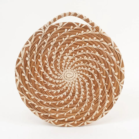 Mayan Hands Pine Hanging Trivet